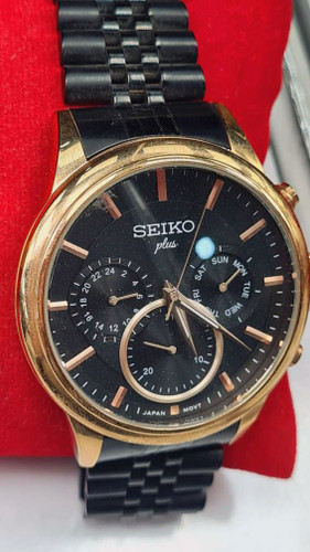 ساعت مچی سیکو فوق العاده زیبا و جذاب فول دیت بند استیل با ضمانت یکسال و اصلی