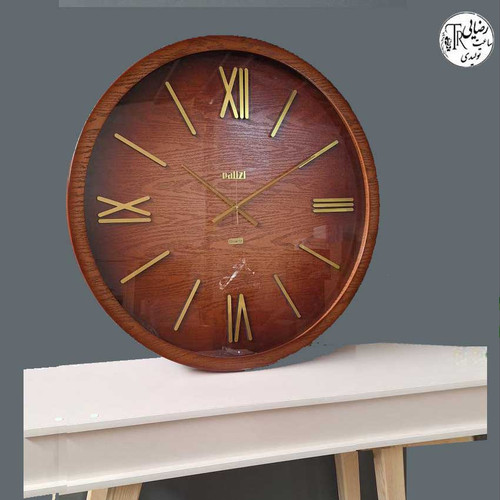 "ساعت دیواری چوبی پالیزی: هنر دست طبیعت در هر لحظه