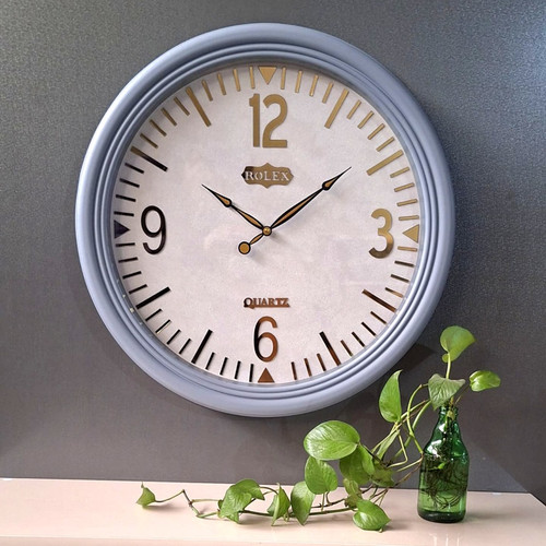 ساعت دیواری رولکس 708 جدیدترین طرح صفحه بسیار شیک و زیبا ۳ سال گارانتی