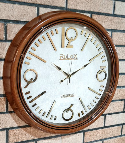 ساعت دیواری جدید رولکس v6 آرامگرد و بی صدا با سه سال گارانتی