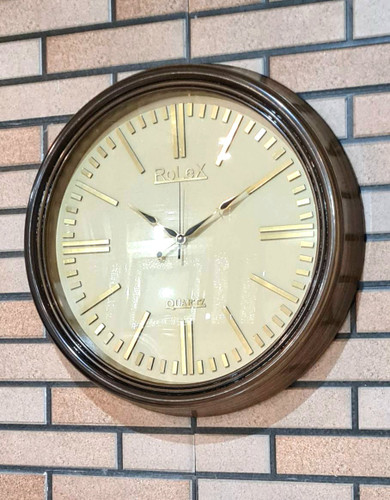 ساعت دیواری جدید رولکس v2 آرامگرد و بی صدا با سه سال گارانتی