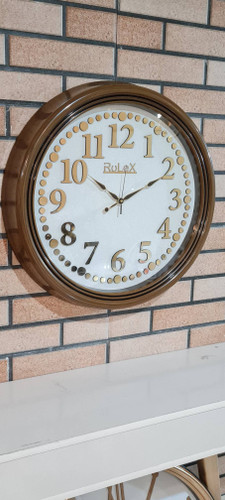 ساعت دیواری جدید رولکس v5 آرامگرد و بی صدا با سه سال گارانتی